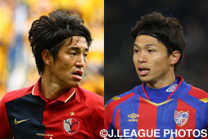 金崎(鹿島)と森重(FC東京)による代表マッチアップも見どころのひとつ