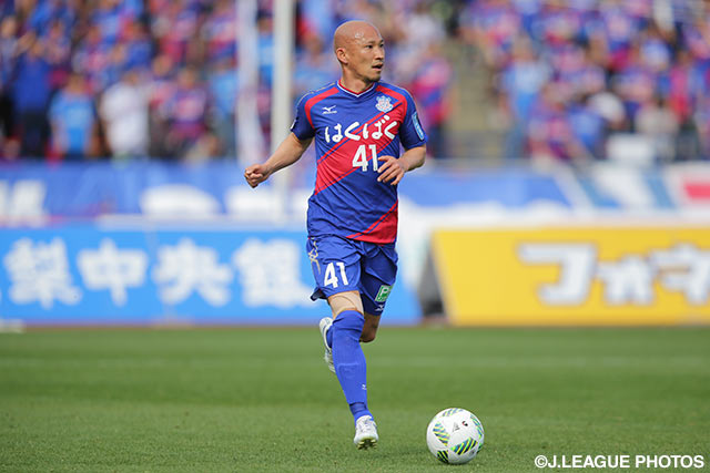 DF土屋が全治約6週間の負傷【甲府】