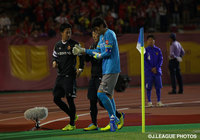 GK楢﨑が右肘負傷で全治3週間【名古屋】