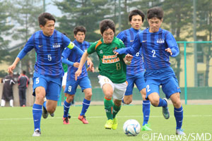 引き分けた市立船橋高校は開幕からの無敗を継続している