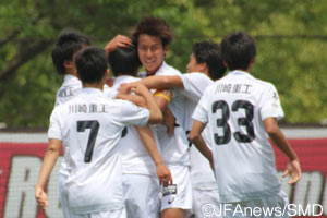 リーグ中断前に勝利を飾った神戸