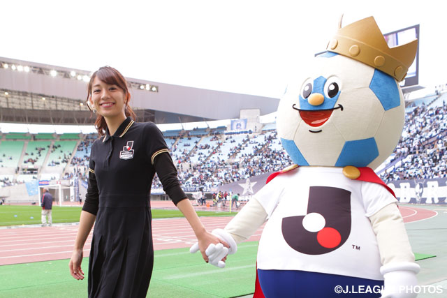 14日（土）鹿島vs横浜FMにサトミキ＆Ｊリーグキングが来場！【明治安田Ｊ１ 1st 第12節】