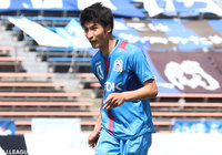 DF新里が全治3週間の負傷【秋田】