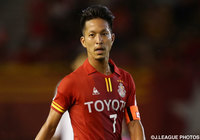 MF田口が全治3～4週間の負傷【名古屋】