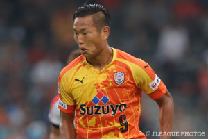 ここ5試合で5得点を挙げている清水の鄭 大世。今節もチームを勝利に導くことができるか