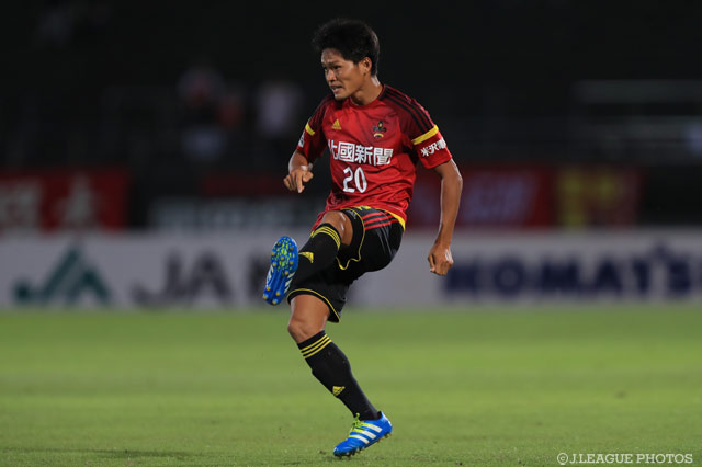 DF嶺岸が全治約4週間の負傷【金沢】