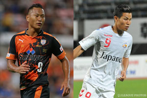 得点ランクトップに立つ鄭 大世（清水）と永井（長崎）。勝利へ導くのはどちらか!?