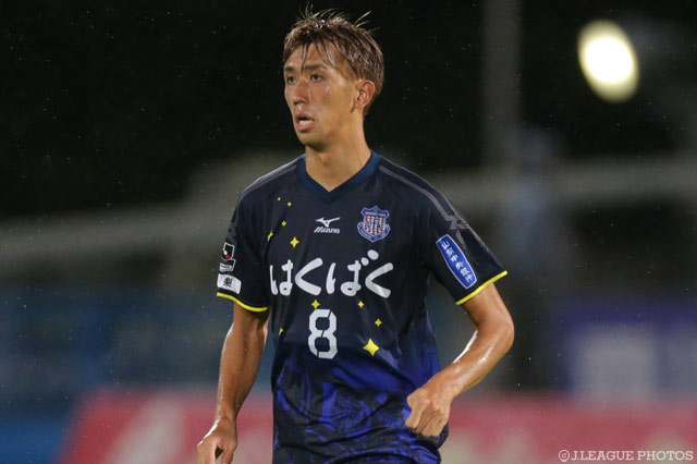 MF新井が全治約6週間の負傷【甲府】