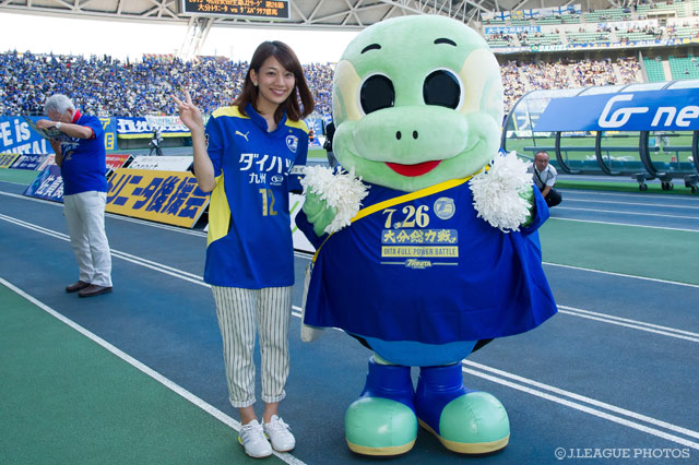 9/19（月・祝）Ｃ大23戦にサトミキが来場【大分】