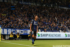 調子を上げてきたＧ大阪をけん引するのは4試合・4得点を記録した長沢だ