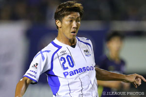 G大阪の攻撃をけん引し、8月の月間MVPにも輝いた長沢。3試合連続ゴールなるか