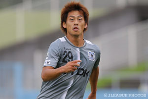 直近2試合で3得点をマークしている秋田の田中 智大。今節も決めてチームを4連勝に導けるか