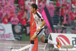 故障を抱えながら前節決勝ゴールを奪ったＣ大阪の杉本。今節もそのプレーに注目だ