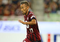 神戸のMF田中英よりメッセージTシャツが贈呈【熊本】