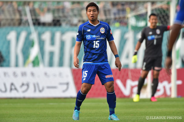 DF栗山が全治3か月の負傷【山形】