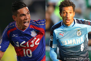 年間14位の甲府は勝てば残留が決定。13位の磐田は引き分け以上が自力での残留の条件となる