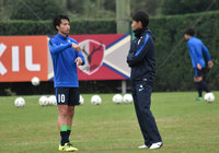 熊本から訪れた岡本と佐藤。彼らの目に鹿島はどう映ったのか【鹿島練習レポート：明治安田ＣＳ】