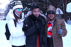 札幌と契約したチャナティップ ソングラシン選手の札幌滞在にも同行しました！