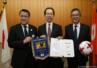 JFA、Ｊリーグ共同の福島復興支援行動計画「ＤＲＥＡＭ福島アクションプラン２０１７」を報告