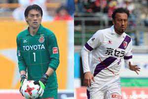 古巣との一戦に臨む闘莉王。楢﨑との激しい戦いが期待される!