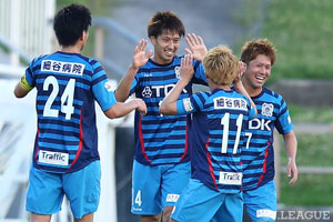 1試合未消化ながら首位に立った秋田。琉球相手に6得点と攻撃陣も好調だ