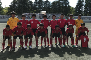 大会を6位で終えたＵ－１４Ｊリーグ選抜。
