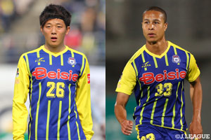 群馬の3連勝の立役者となった高井とカン スイル。6月も好調を維持し下位脱出なるか