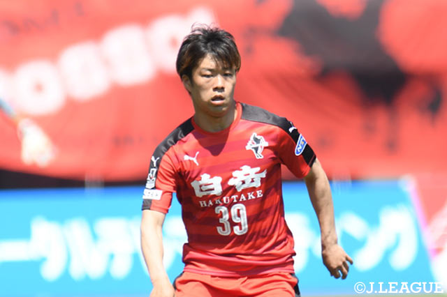 MF嶋田が全治3週間の負傷【熊本】