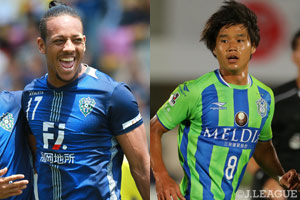 首位の福岡と2位の湘南は共に6月は3勝1分と負けなし。同勝点で熾烈なトップ争いを演じている