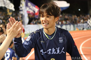 6月の4試合で4ゴールを挙げたチームのエース藤本。鹿児島にとっては頼みの綱だ