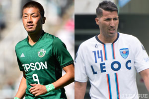 ここ3試合無敗の松本は連敗中の横浜FCと対戦。高崎とイバ、両エースがチームを勝利に導けるか