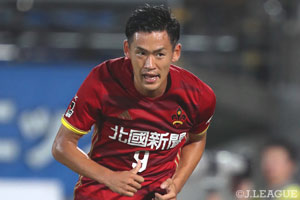 前節首位福岡を撃破し4連勝を達成した金沢。とりわけ佐藤ら攻撃陣の活躍が光る