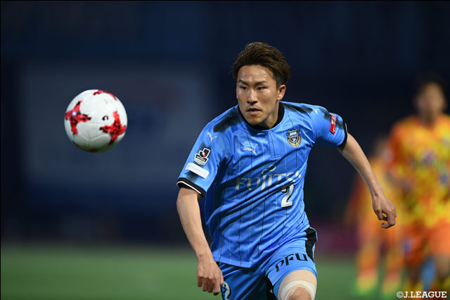 DF登里が全治5週間の負傷【川崎Ｆ】