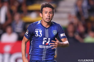 前節2ゴールの山瀬（福岡）。今節もゴールなるか！？