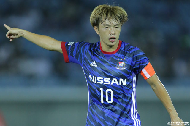 J1通算200試合出場まであと1試合に迫った齋藤 学(横浜FM)