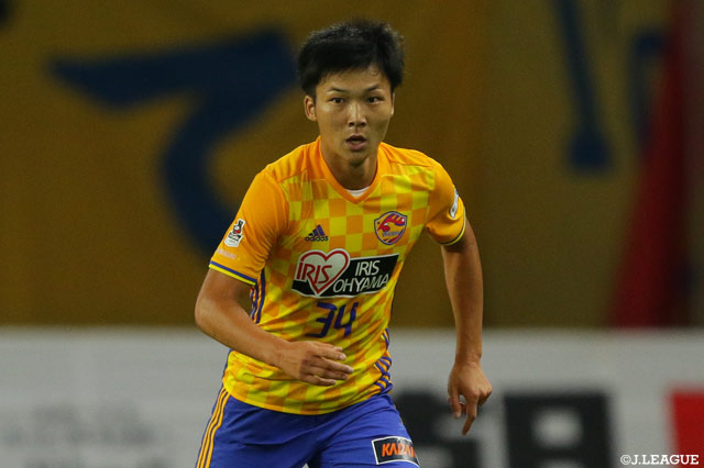 MF椎橋が全治8週間の負傷【仙台】