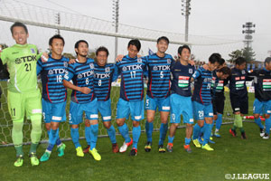 前節6試合ぶりの勝利を収めた3位秋田