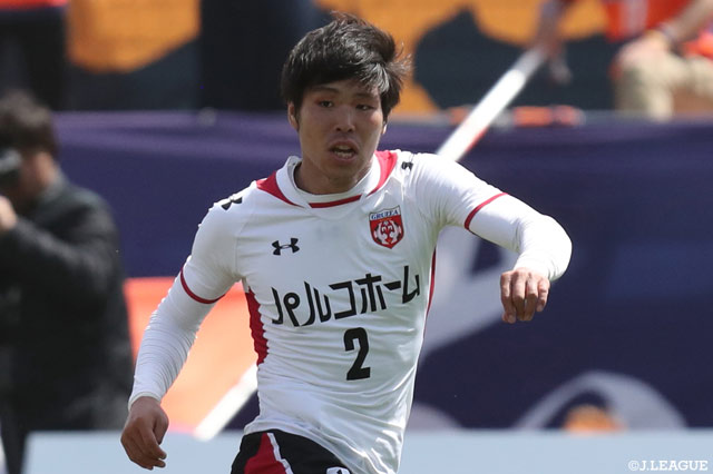 DF久保が全治8週間の負傷【盛岡】