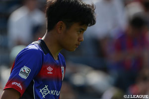 先日、FC東京とプロ契約を交わした久保。2試合連続のゴールなるか。