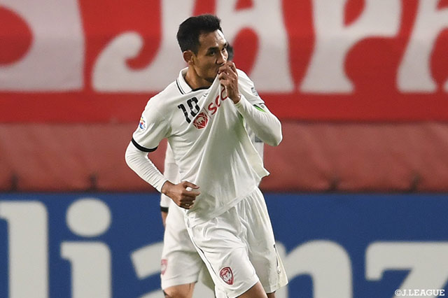 FWティーラシンが期限付き移籍加入【広島】