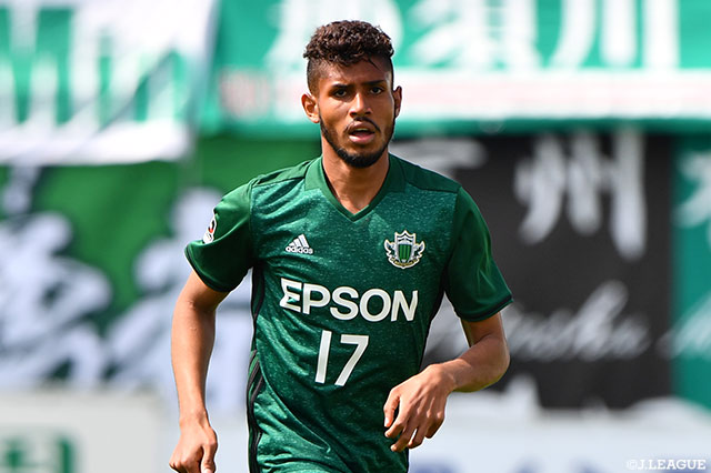 ジエゴは今季、松本山雅FCに所属しJ2リーグで4試合・0得点の成績でした