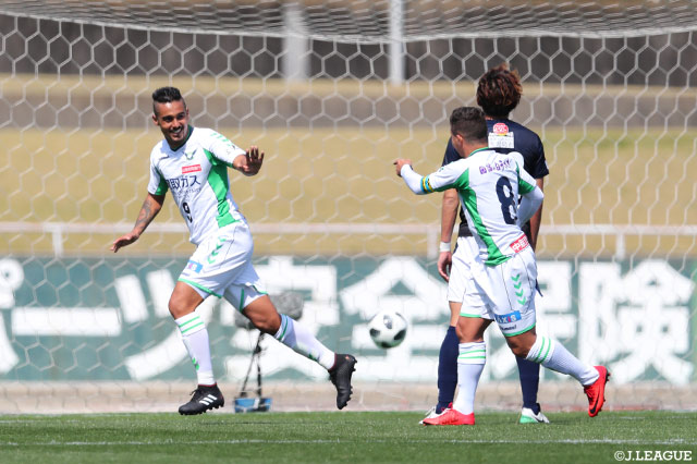 前節、息の合ったプレーを見せた鳥取のフェルナンジーニョとレオナルド。今節も活躍なるか！？