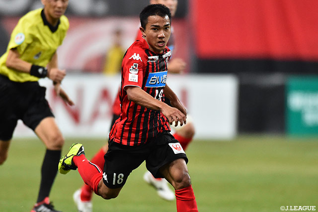 ペトロヴィッチ監督が標榜する攻撃スタイルを体現するチャナティップ。鹿島の守備の壁を破ることができるか