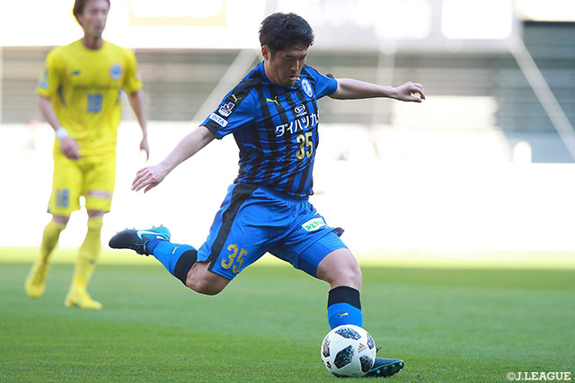 前節、スーパーゴールを決めたMF宮阪（大分）。対する千葉も攻撃陣が好調なだけに打ち合いが予想される