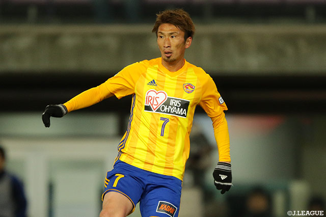 MF奥埜が全治6週間の負傷【仙台】