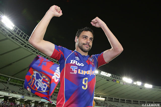 2試合連続2ゴールと好調のディエゴ オリヴェイラ(FC東京)。今節も永井との強力2トップに注目だ
