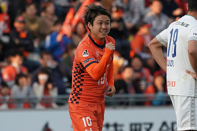 3連勝と復調した大宮は、エースの大前 元紀が絶好調。ここ4試合で3得点を奪っている