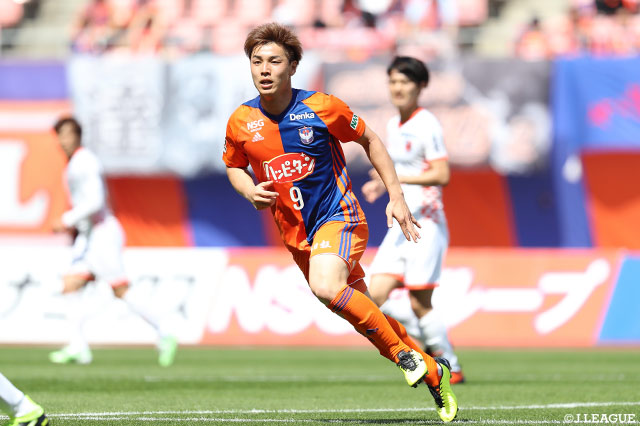 FW河田が全治4週間の負傷【新潟】