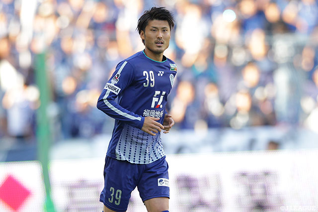 通算150試合出場まであと1試合に迫った篠原 弘次郎(福岡)