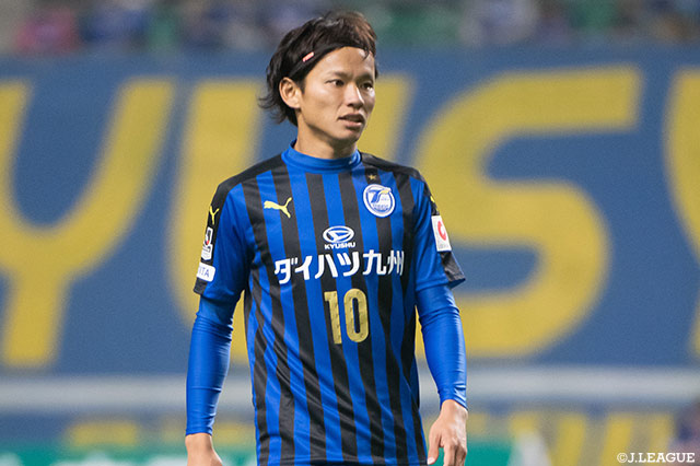 2試合連続ゴール中と調子を上げてきた藤本 憲明（大分）。今節もカギを握りそうだ